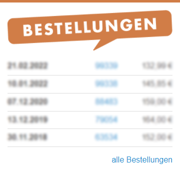 Bestellungen